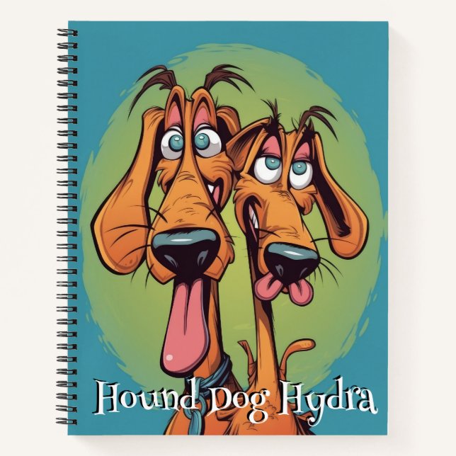 Cuaderno Perro Divertido Monstruo: Houndog Hidra (Anverso)