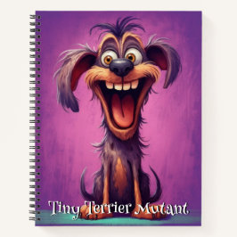 Cuaderno Perro Divertido Monstruo: Mutante Tiny Terrier