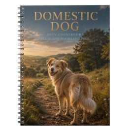 Cuaderno Perro Doméstico Sendero Campestre ANIMALES