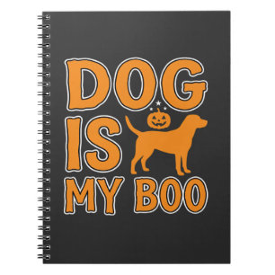 Cuaderno Perro Es Mi Boo Halloween Perro