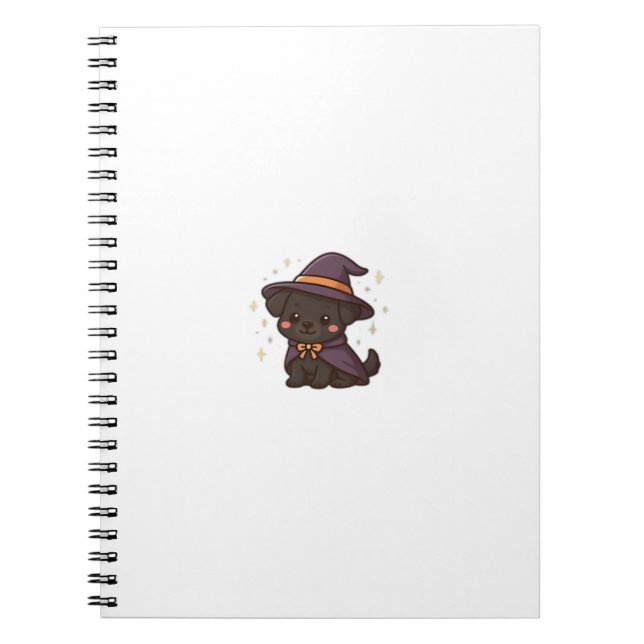 Cuaderno Perro espeluznante lindo � cachorro de Halloween K (Frente)
