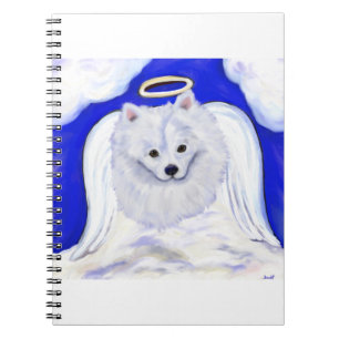 Cuaderno Perro Esquimal Americano Ángel