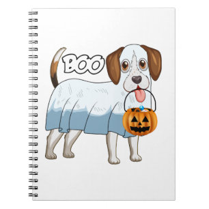 Cuaderno Perro Fantasma Beagle Halloween