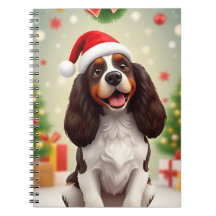 Perro Feliz con Gorro de Santa