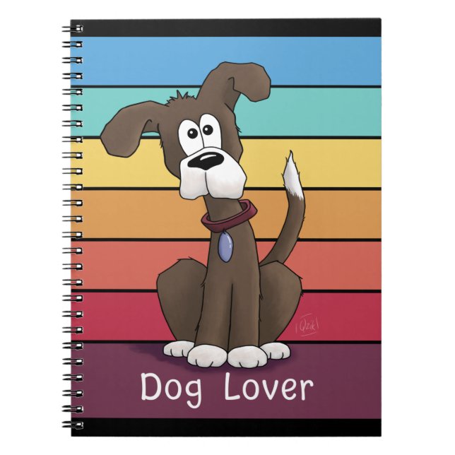 Cuaderno Perro festivo (Frente)