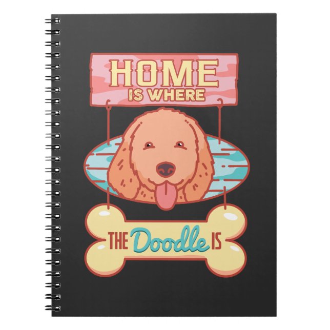 Cuaderno Perro Goldendoodle (Frente)