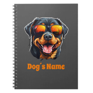 Cuaderno Perro Guay Rottweiler con gafas de sol