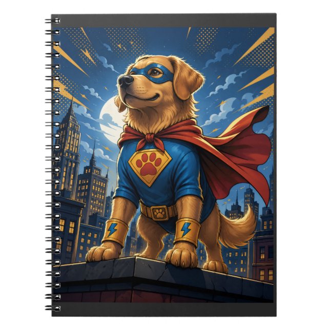 Cuaderno Perro héroe (Frente)