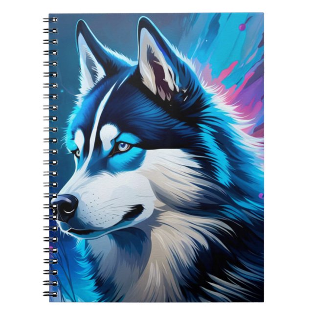 Cuaderno Perro Husky (Frente)