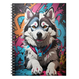 Cuaderno Perro Husky Siberiano