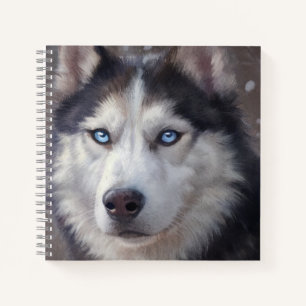 Cuaderno Perro Husky Siberiano