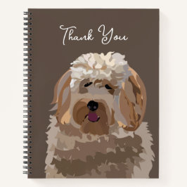 Cuaderno Perro Labradoodle Personalizado