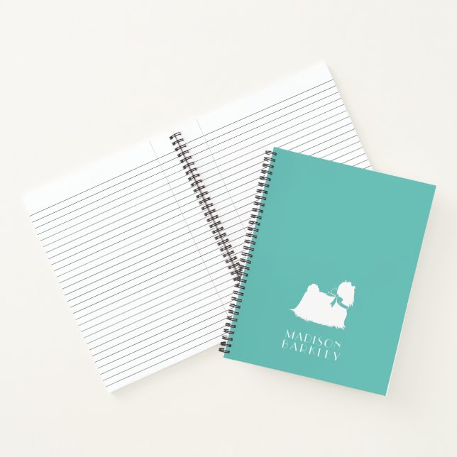 Cuaderno Perro maltés con pelo largo (Interior)