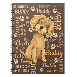 Cuaderno Perro marrón personalizado