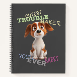 Cuaderno Perro Mascota Menor problema hacedor adorable grac