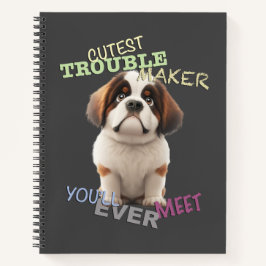 Cuaderno Perro Mascota Menor problema hacedor adorable grac