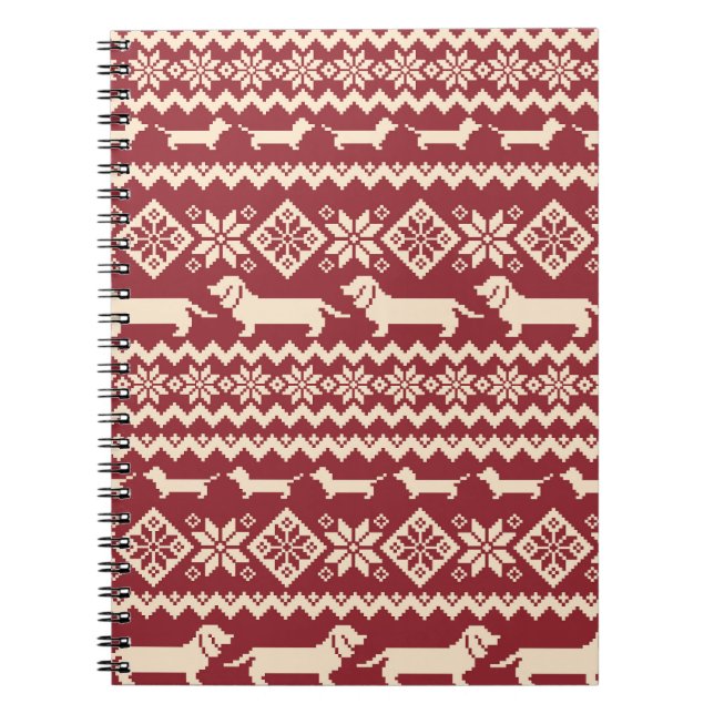 Cuaderno Perro nórdico: Raro patrón de Ilustracion. (Frente)