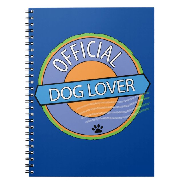 Cuaderno Perro Oficial Lover (Frente)