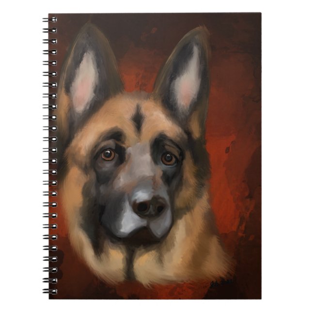 CUADERNO PERRO PASTOR ALEMÁN     (Frente)
