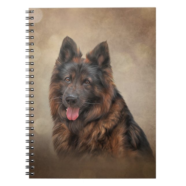 Cuaderno Perro pastor alemán (Frente)