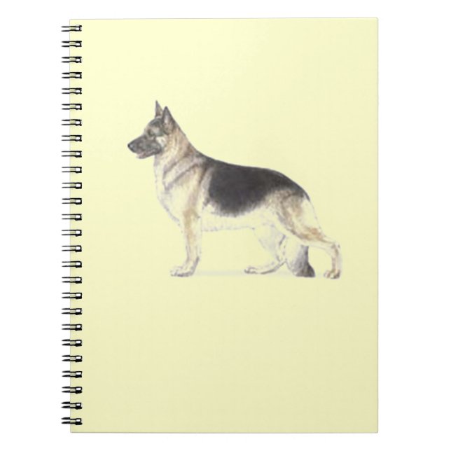 Cuaderno Perro pastor alemán (Frente)