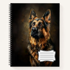 Cuaderno Perro pastor alemán