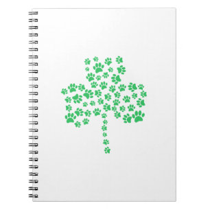 Cuaderno Perro Paw Imprimir Shamrock