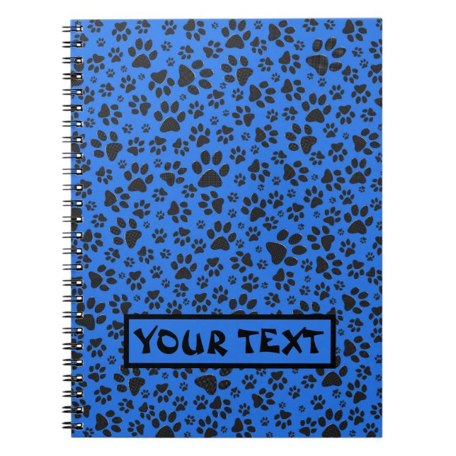 Cuaderno Perro Paws Black & White Polka Dot (Punto de polka (Frente)