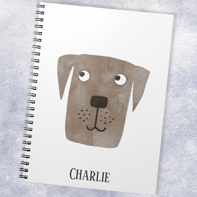 Cuaderno Perro recuperador de chocolate de chocolate divert (Subido por el creador)