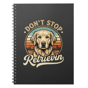 Cuaderno Perro Retriever Dorado No Deja De Recuperar