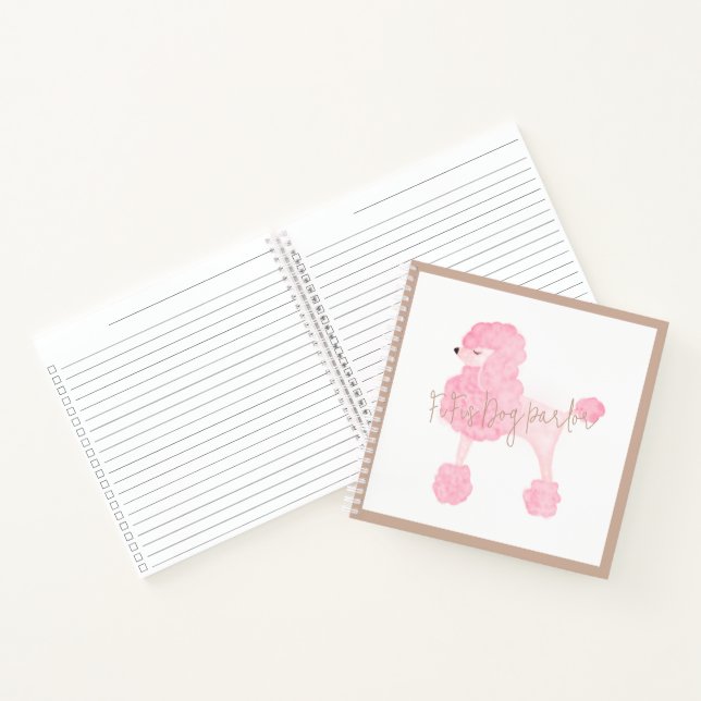 Cuaderno Perro rosa (Interior)