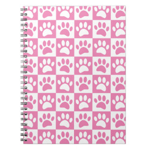 Cuaderno Perro Rosado Y Blanco Paws En Personalizado De Cua