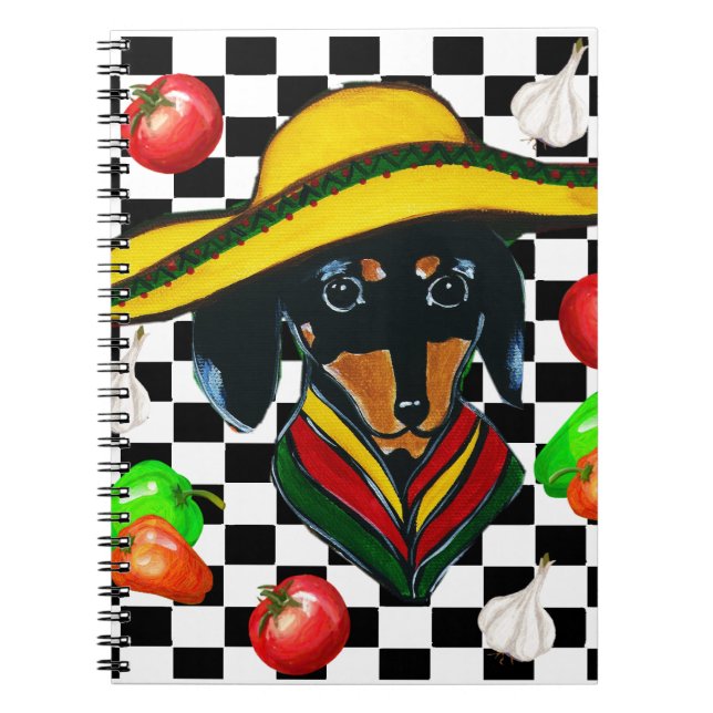 CUADERNO PERRO SALCHICHA CHEF DE MÉXICO (Frente)