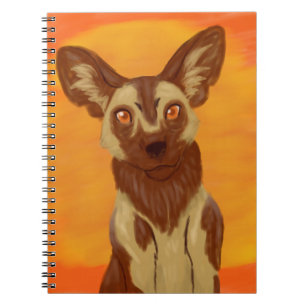 Cuaderno Perro salvaje africano
