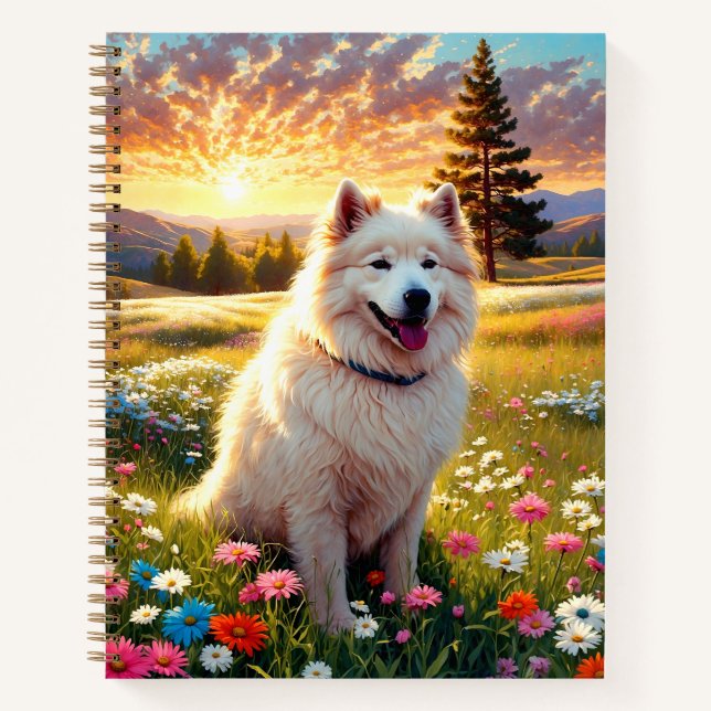 Cuaderno Perro Samoyedo   (Anverso)