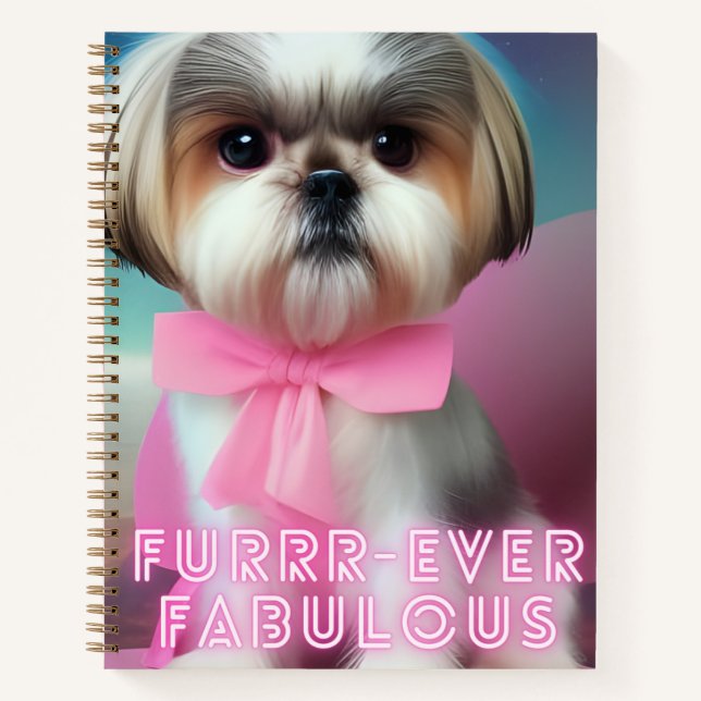 Cuaderno Perro Shitzu fabuloso (Anverso)