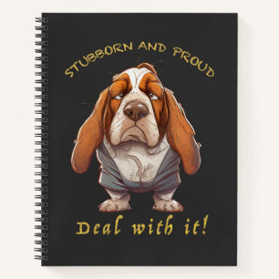 Cuaderno Perro Stubborn Lidia Con Ti Adorable Gracioso