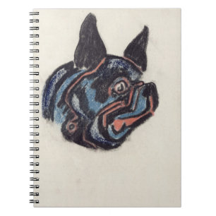 Cuaderno Perro T35228 (en colores pastel en el papel)