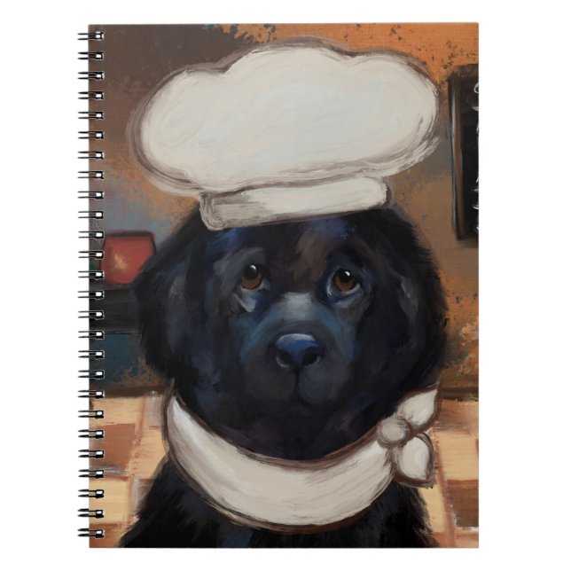 Cuaderno Perro Terranova (Frente)