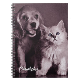 Cuaderno Perro y gato, buscando personalizado