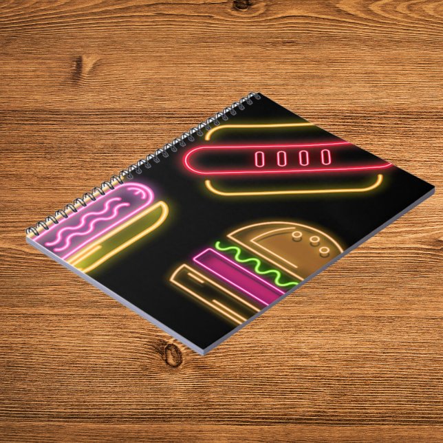 Cuaderno Perros calientes y hamburguesa de comida rápida (Subido por el creador)