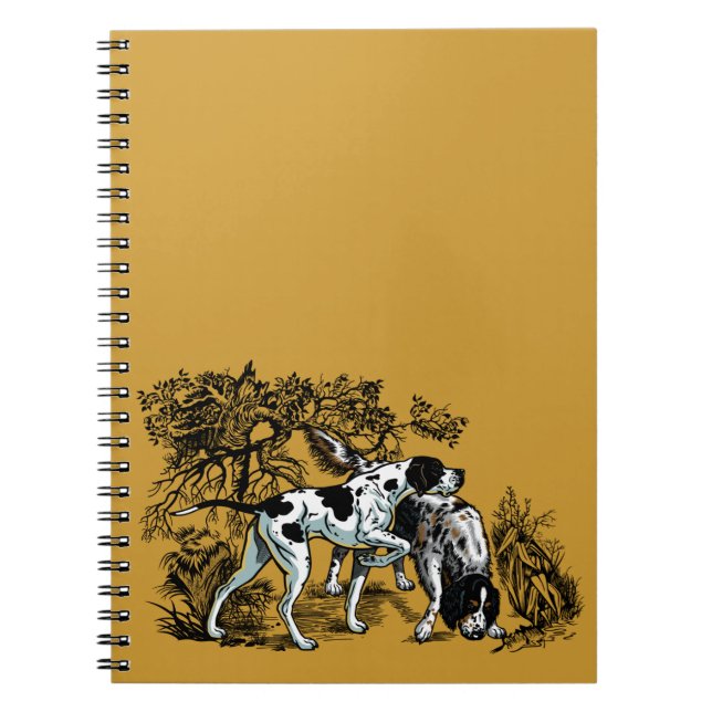 Cuaderno perros cazadores (Frente)