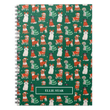 Perros con Navidades de la dieta verde personaliza