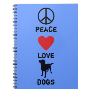 Cuaderno Perros del amor de la paz
