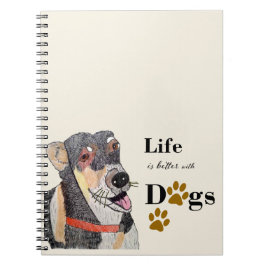 Cuaderno perros mascotas