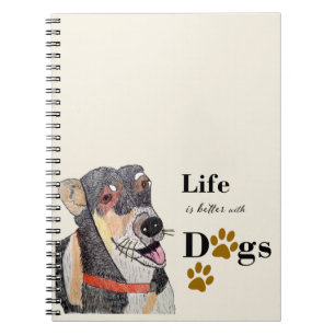 Cuaderno perros mascotas