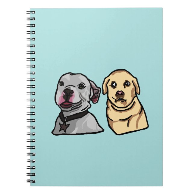 Cuaderno Perros Memes Lindos (Frente)