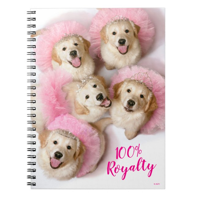 Cuaderno Perros Princesas de Tiaras (Frente)