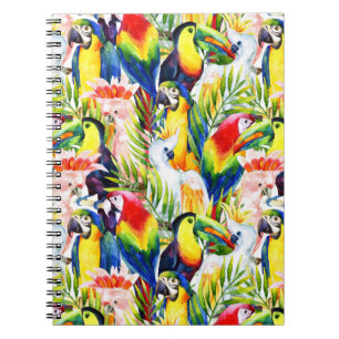 Cuaderno Perros Y Hojas De Palma