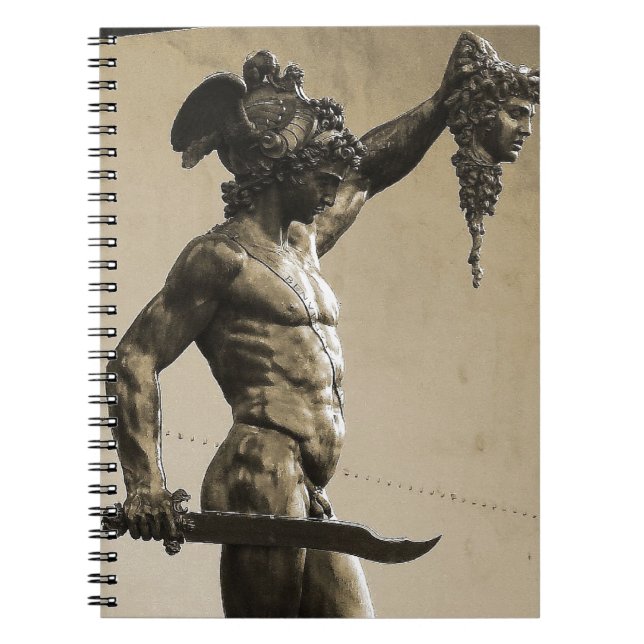Cuaderno Perseo con la cabeza de Medusa (Frente)